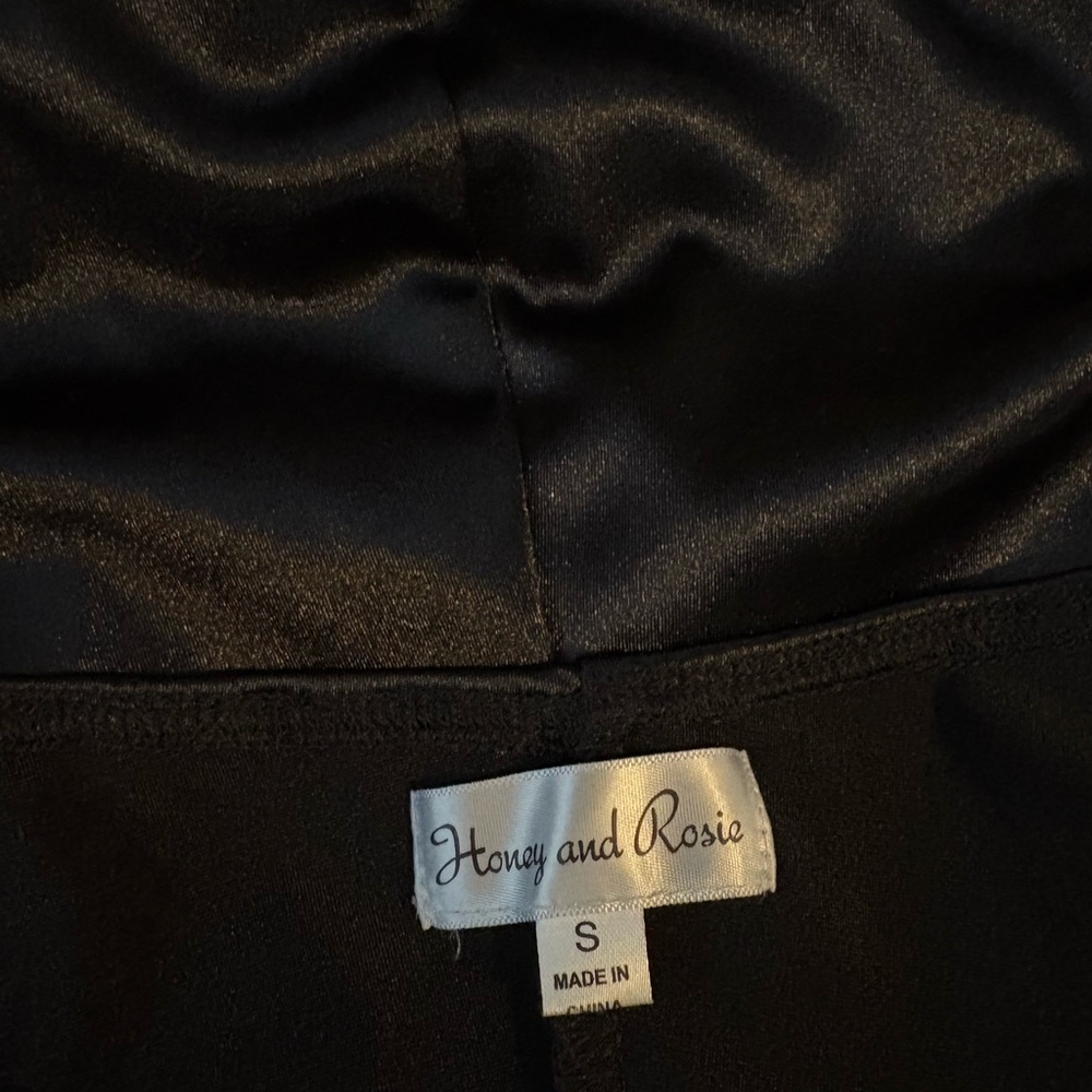 Honey and Rosie Black Strapless Sheath Dress - Picture 3 of 3